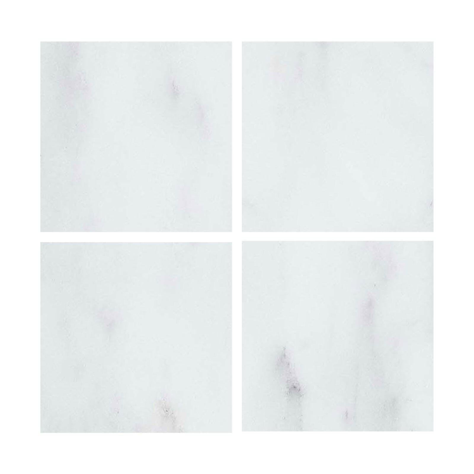 Special Cut | 9x9 Oriental White / Asian Statuary Marble Polished Tile Special Cut | 9x9 Oriental White / Asian Statuary Marble Polished Tile - American Tile Depot