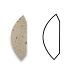 Special Cut | Ivory Travertine Honed Quarter - Round Trim Molding Special Cut | Ivory Travertine Honed Quarter - Round Trim Molding - American Tile Depot