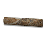 Scabos Travertine Hand-Made Honed Quarter - Round Trim Molding - American Tile Depot