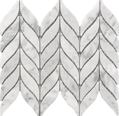 Mineralis Spike Polished Stone & Glass Mosaic Tile-American Tile Depot