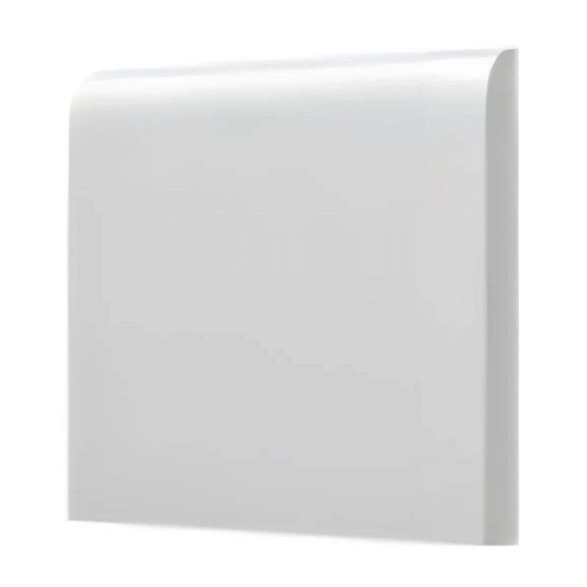 5x5 Azure Coast White Ceramic Bullnose Tile - American Tile Depot
