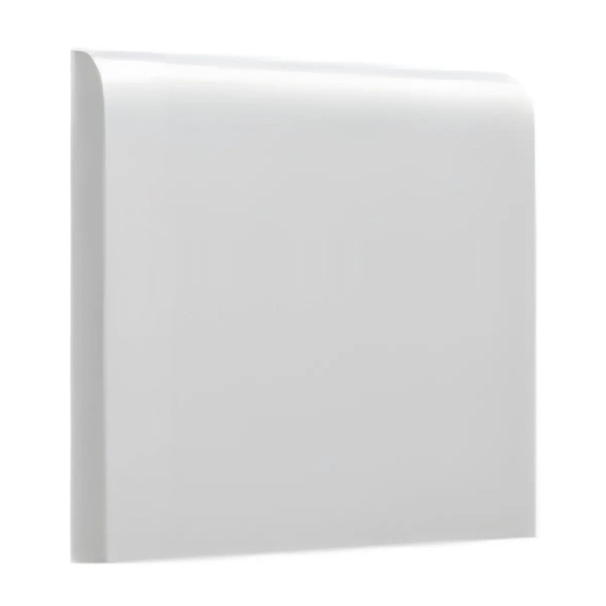 5x5 Azure Coast White Ceramic Bullnose Tile 5x5 Azure Coast White Ceramic Bullnose Tile - American Tile Depot