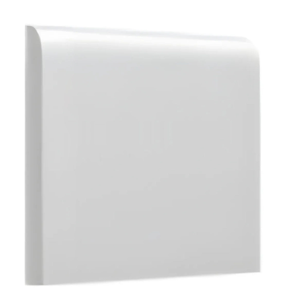 4x4 Palette Biscuit Glossy Solid Color Ceramic Bullnose Tile 4x4 Palette Biscuit Glossy Solid Color Ceramic Bullnose Tile - American Tile Depot