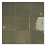 5x5 Miami Olive Glossy Ceramic Wall Tile - American Tile Depot