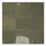 5x5 Miami Olive Glossy Ceramic Wall Tile - American Tile Depot
