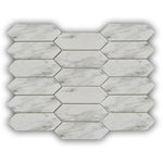 Mineralis Marble Picket Marble Mosaic Tile Mineralis Marble Picket Marble Mosaic Tile - American Tile Depot
