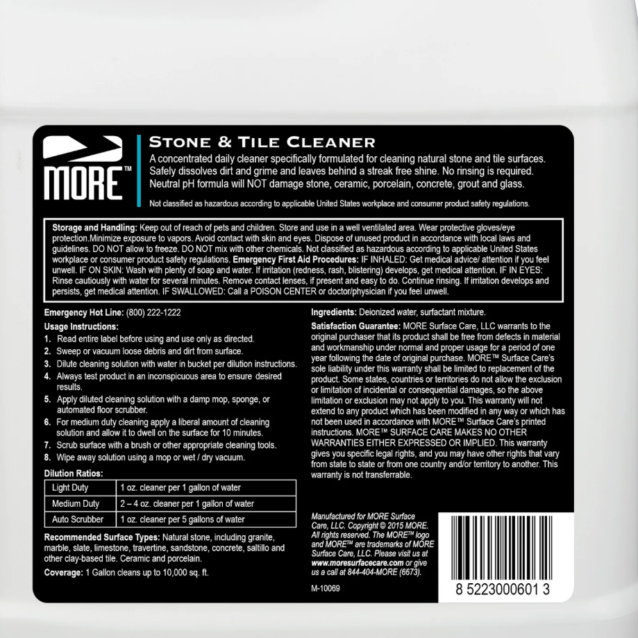 MORE™ Stone & Tile Cleaner - American Tile Depot