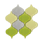 Sultan Pebble Arabesque Glass Mosaic Tile Sultan Pebble Arabesque Glass Mosaic Tile - American Tile Depot