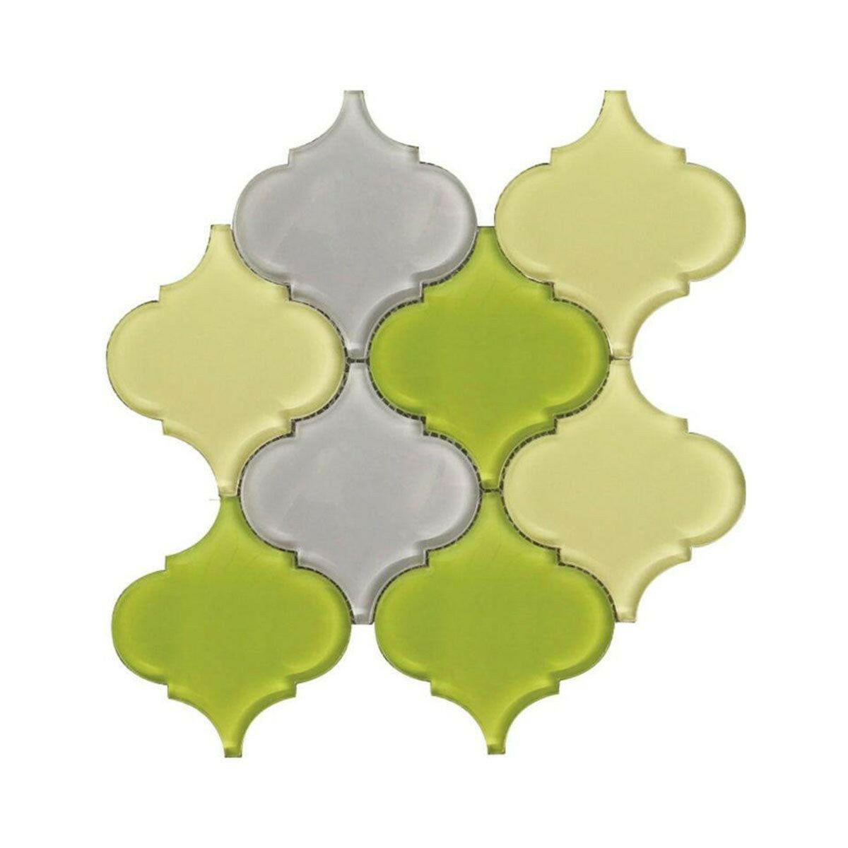 Sultan Pebble Arabesque Glass Mosaic Tile Sultan Pebble Arabesque Glass Mosaic Tile - American Tile Depot