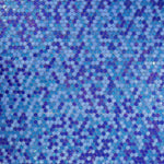 Summer Ocean Penny Circular Glass Mosaic Tile Summer Ocean Penny Circular Glass Mosaic Tile - American Tile Depot