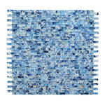 Summer Watercolor Blue Linear Glass Mosaic Tile Summer Watercolor Blue Linear Glass Mosaic Tile - American Tile Depot