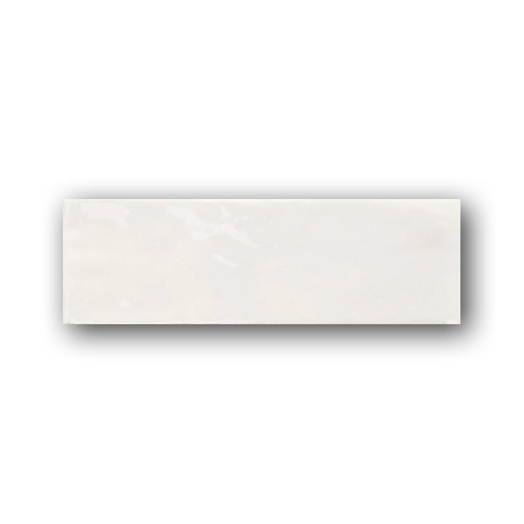 3x9 Alicante Blanco Glossy Ceramic Wall Tile - American Tile Depot