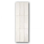 3x9 Alicante Blanco Glossy Ceramic Wall Tile - American Tile Depot