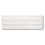3x9 Alicante Blanco Matte Ceramic Wall Tile - American Tile Depot