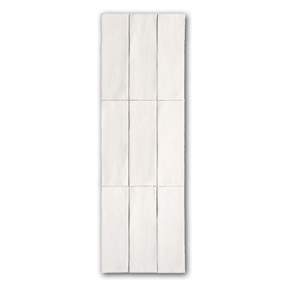 3x9 Alicante Blanco Matte Ceramic Wall Tile - American Tile Depot