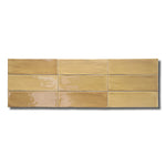 3x9 Alicante Miel Glossy Ceramic Wall Tile - American Tile Depot
