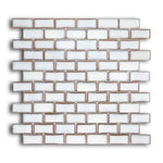 Tango Fancy White Brick Porcelain Mosaic Tile Tango Fancy White Brick Porcelain Mosaic Tile - American Tile Depot