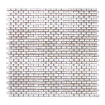 Tango Fancy White Brick Porcelain Mosaic Tile Tango Fancy White Brick Porcelain Mosaic Tile - American Tile Depot