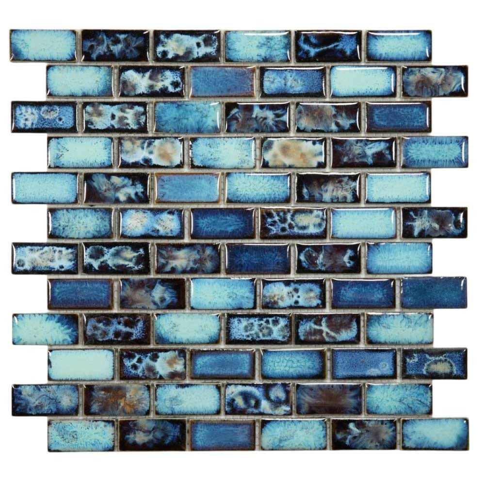 Tango Lake Brick Porcelain Mosaic Tile Tango Lake Brick Porcelain Mosaic Tile - American Tile Depot