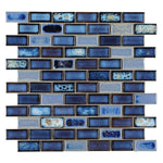 Tango Royal Blue Brick Porcelain Mosaic Tile Tango Royal Blue Brick Porcelain Mosaic Tile - American Tile Depot