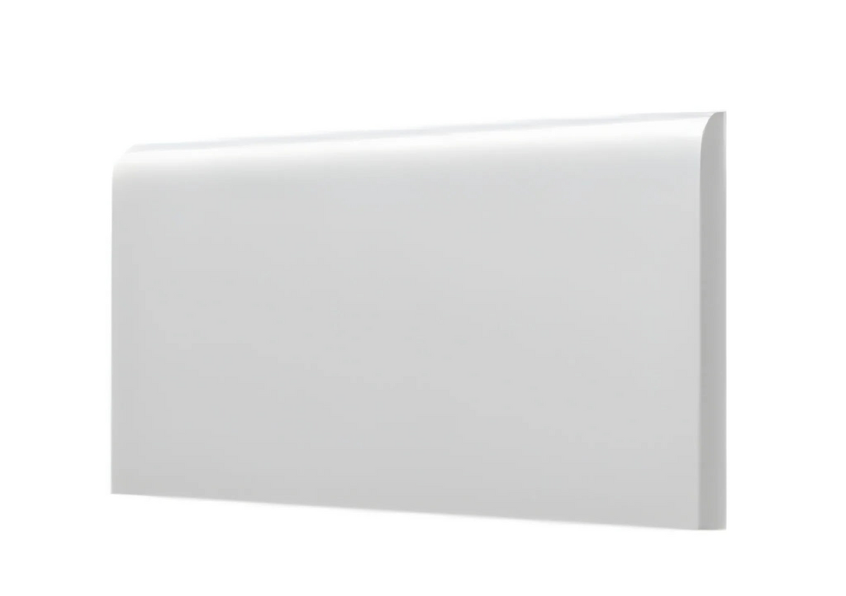 3x6 Palette Tender Gray Glossy Solid Color Ceramic Bullnose Tile - American Tile Depot