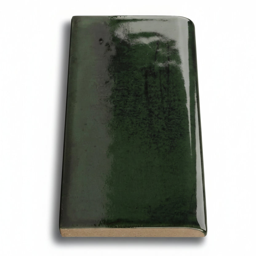 3x6 Loseto Forest Ceramic Bullnose Tile - American Tile Depot