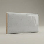 3x6 Loseto White Ceramic Bullnose Tile 3x6 Loseto White Ceramic Bullnose Tile - American Tile Depot