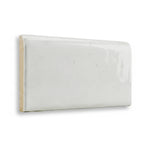 3x6 Loseto White Ceramic Bullnose Tile - American Tile Depot