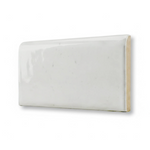 3x6 Loseto White Ceramic Bullnose Tile - American Tile Depot
