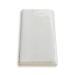 3x6 Loseto White Ceramic Bullnose Tile - American Tile Depot