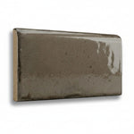 3x6 Loseto Taupe Ceramic Bullnose Tile 3x6 Loseto Taupe Ceramic Bullnose Tile - American Tile Depot