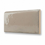 3x6 Loseto Taupe Ceramic Bullnose Tile - American Tile Depot
