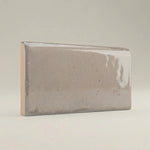 3x6 Loseto Taupe Ceramic Bullnose Tile - American Tile Depot