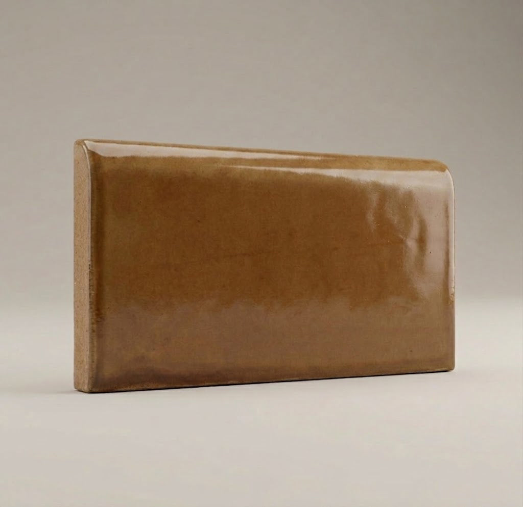 3x6 Loseto Terra Ceramic Bullnose Tile 3x6 Loseto Terra Ceramic Bullnose Tile - American Tile Depot