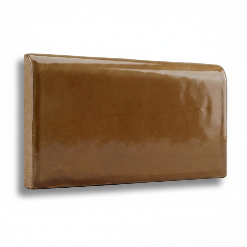 3x6 Loseto Terra Ceramic Bullnose Tile 3x6 Loseto Terra Ceramic Bullnose Tile - American Tile Depot