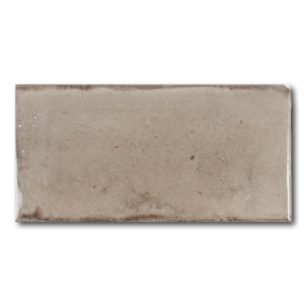 3x6 Loseto Taupe Glossy Ceramic Wall Tile - American Tile Depot