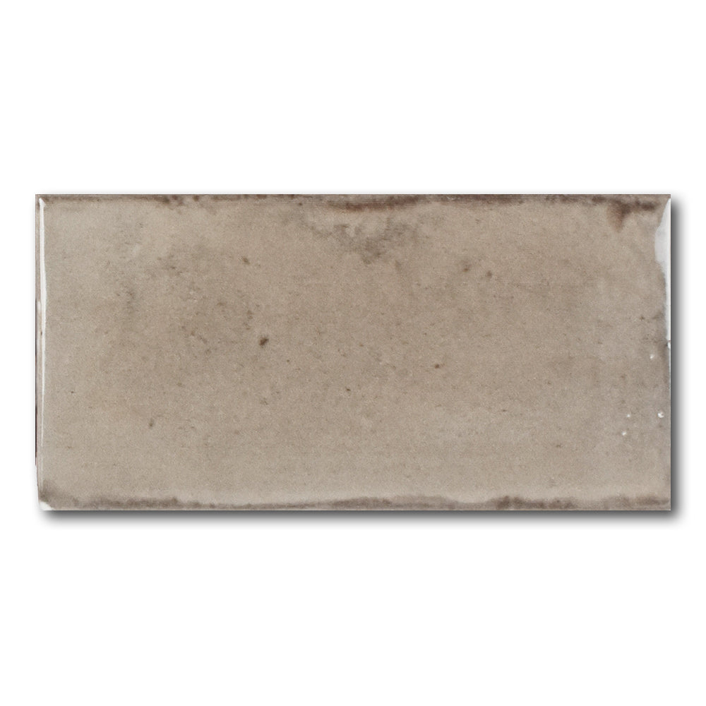 3x6 Loseto Taupe Glossy Ceramic Wall Tile - American Tile Depot