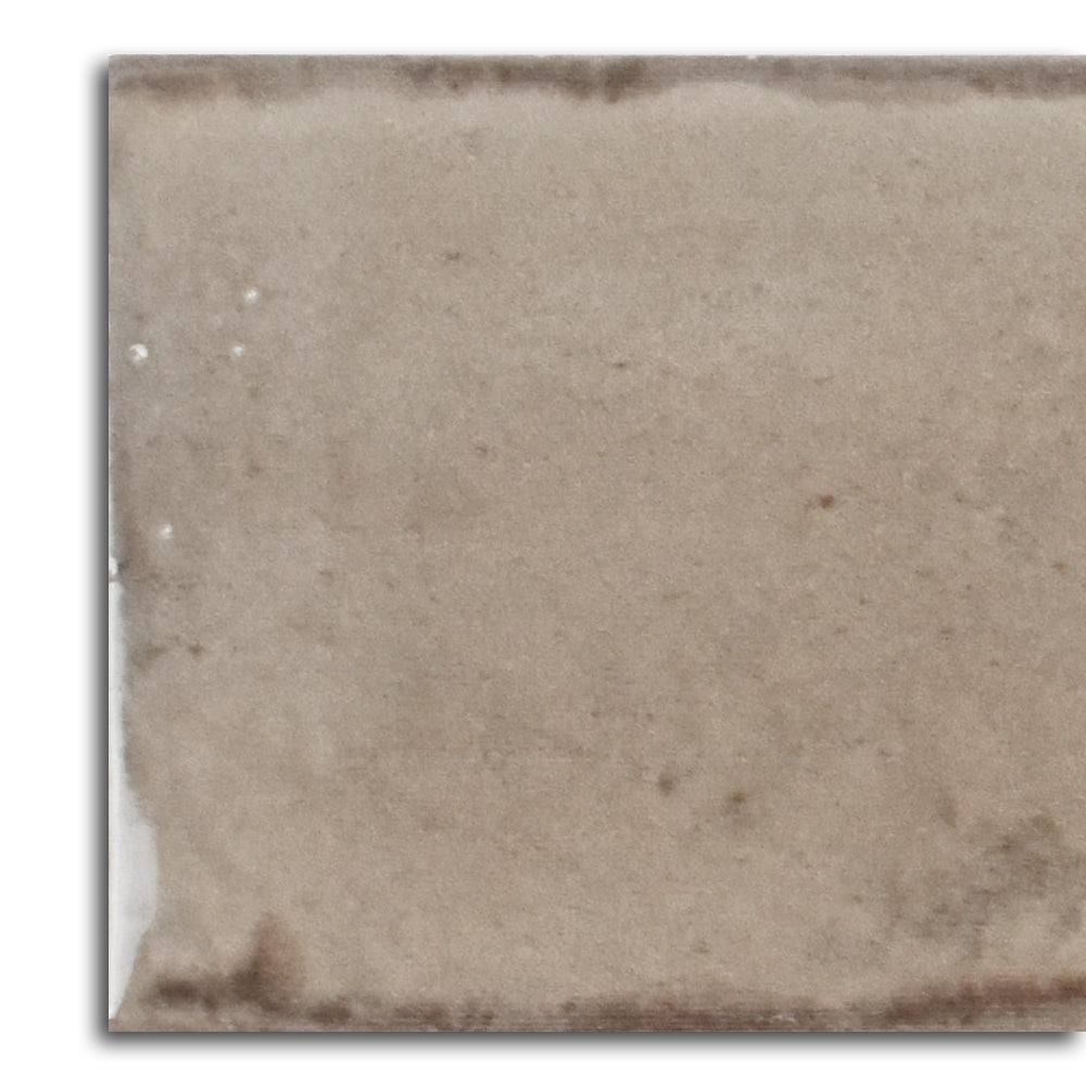 3x6 Loseto Taupe Glossy Ceramic Wall Tile - American Tile Depot