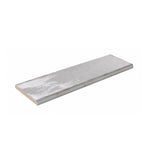 3x12 Faience Tender Gray Glossy Ceramic Bullnose Tile - American Tile Depot