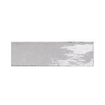 3x12 Faience Tender Gray Glossy Ceramic Bullnose Tile - American Tile Depot