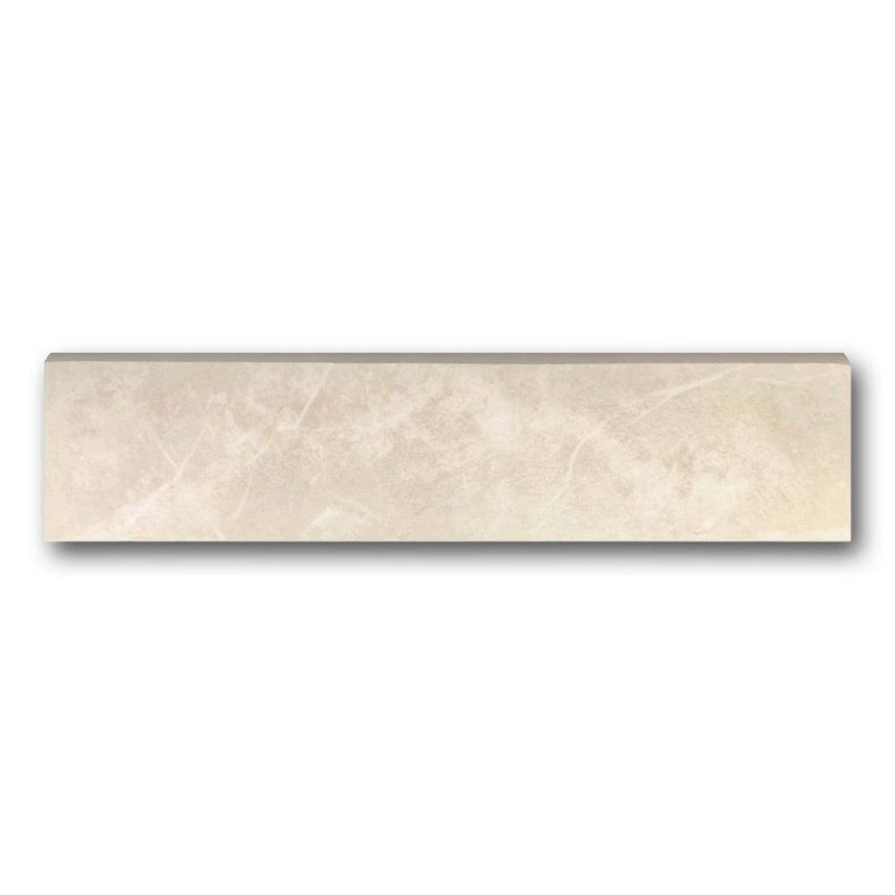 Terra Cream Luc Bullnose 3x12 Molding Trim Terra Cream Luc Bullnose 3x12 Molding Trim - American Tile Depot
