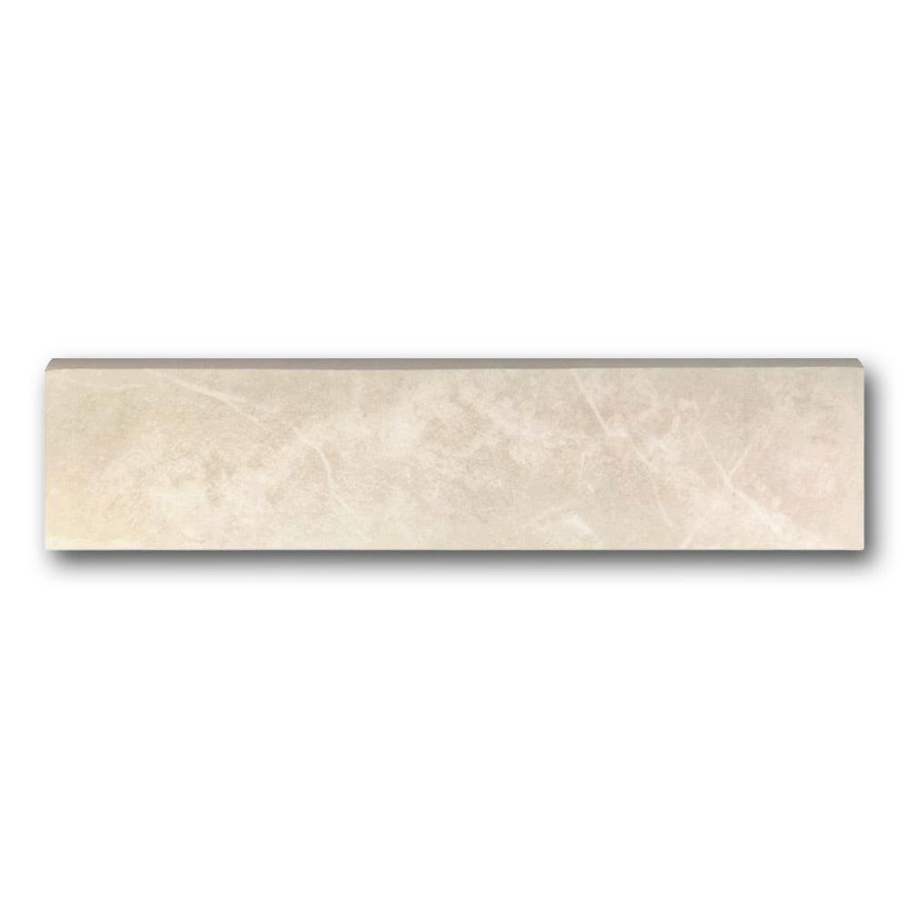 Terra Cream Luc Bullnose 3x12 Molding Trim Terra Cream Luc Bullnose 3x12 Molding Trim - American Tile Depot