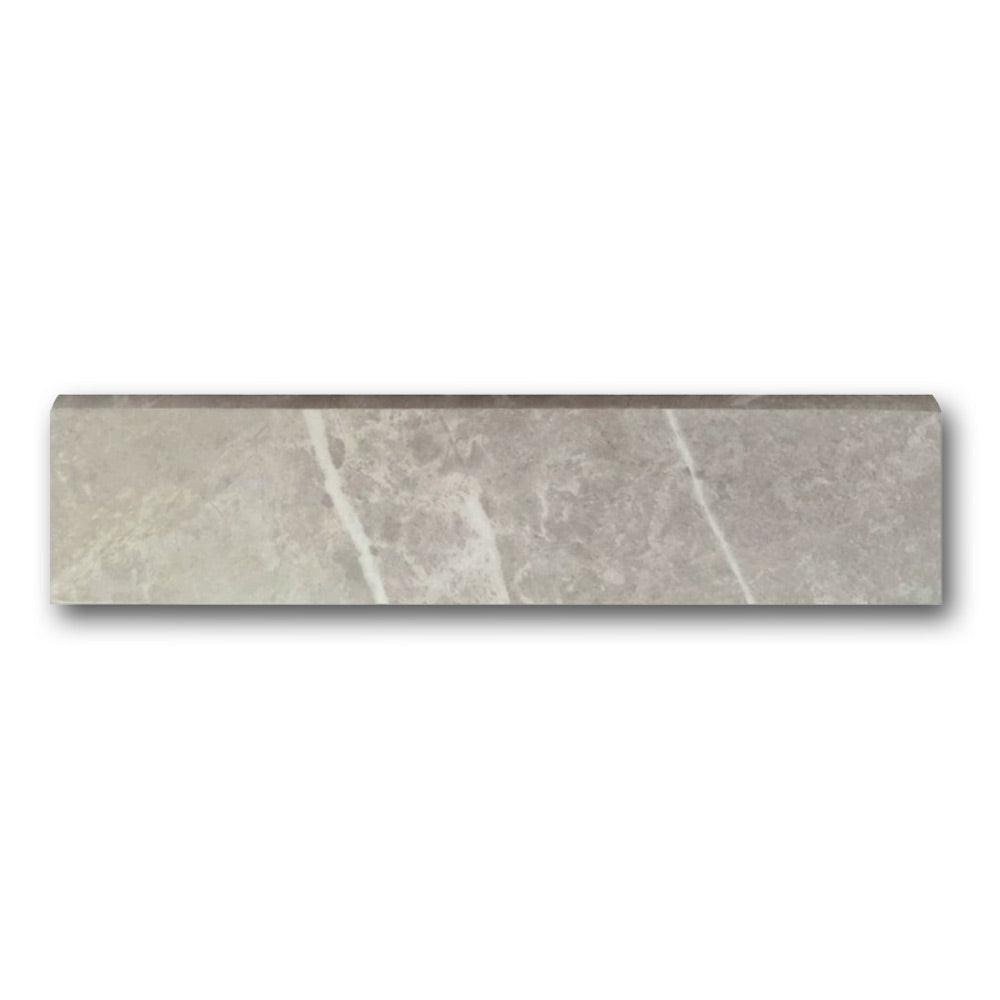 Terra Grey Luc Bullnose 3x12 Molding Trim Terra Grey Luc Bullnose 3x12 Molding Trim - American Tile Depot