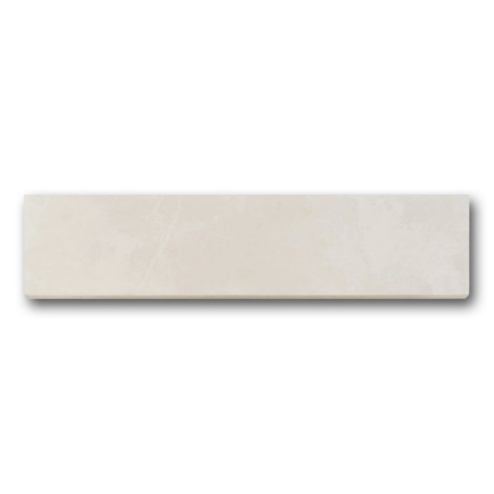 Terra White Luc Bullnose 3x12 Molding Trim