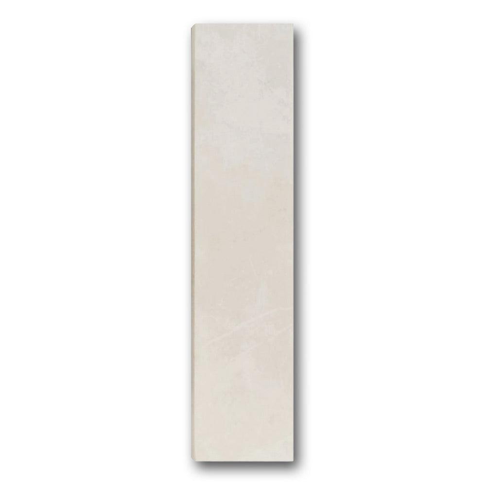 Terra White Nat Bullnose 3x12 Molding Trim Terra White Nat Bullnose 3x12 Molding Trim - American Tile Depot