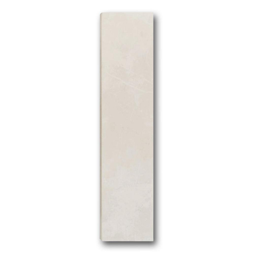 Terra White Nat Bullnose 3x12 Molding Trim Terra White Nat Bullnose 3x12 Molding Trim - American Tile Depot