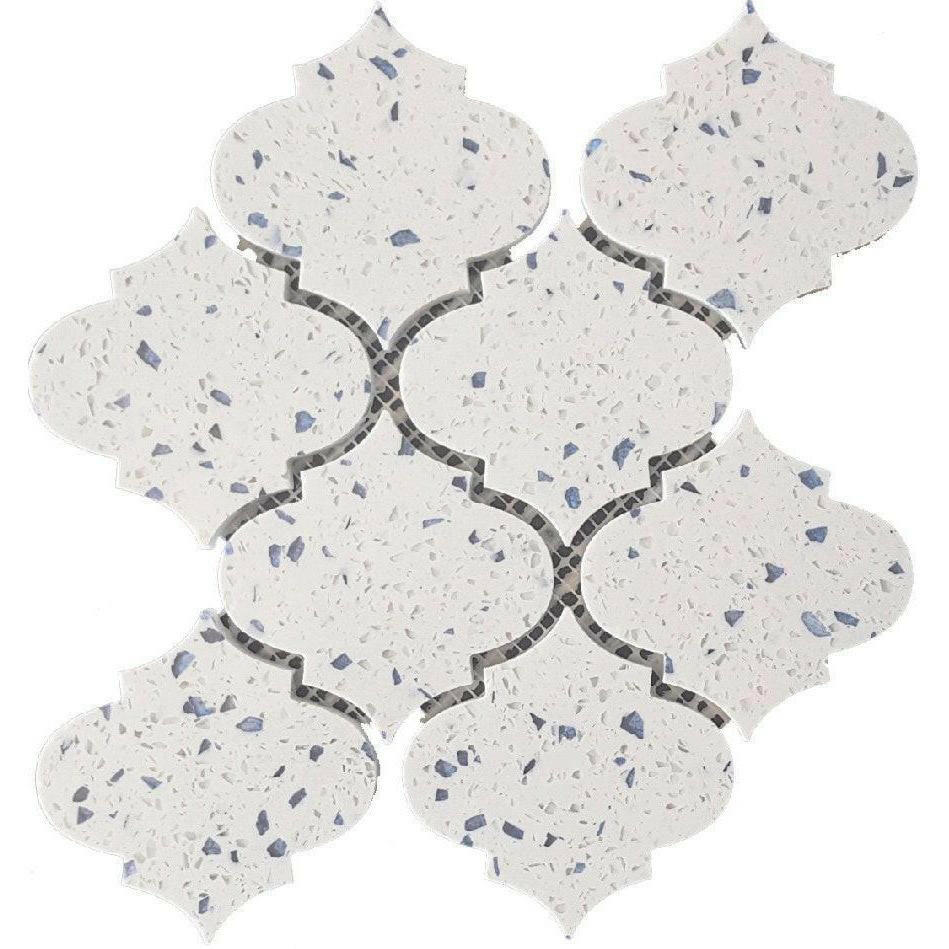 Terrazzo Blue Marble Polished 4" Morocco Mosaic Tile Terrazzo Blue Marble Polished 4" Morocco Mosaic Tile - American Tile Depot