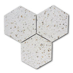 Terrazzo Gold Marble Polished 6" Hexagon Tile Terrazzo Gold Marble Polished 6" Hexagon Tile - American Tile Depot