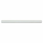 Thassos White Marble Honed 3/4x12 Bullnose Liner Thassos White Marble Honed 3/4x12 Bullnose Liner - American Tile Depot