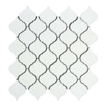 Thassos White Marble Honed Lantern Mosaic Tile - American Tile Depot
